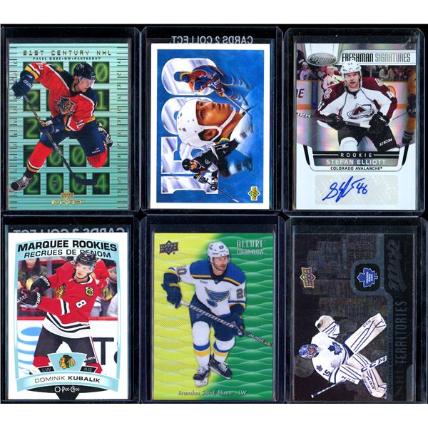 Lot Of 6 Hockey Rookies & Insert Cards Various Teams & Players