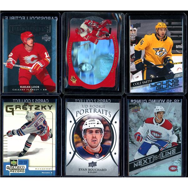 Lot Of 6 Hockey Rookies & Insert Cards Various Teams & Players