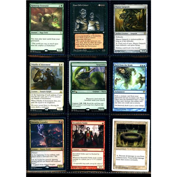 Lot Of 9 Various Magic The Gathering Cards Various Sets & Colors