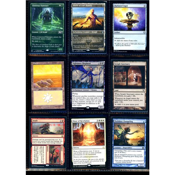 Lot Of 9 Various Magic The Gathering Cards Various Sets & Colors