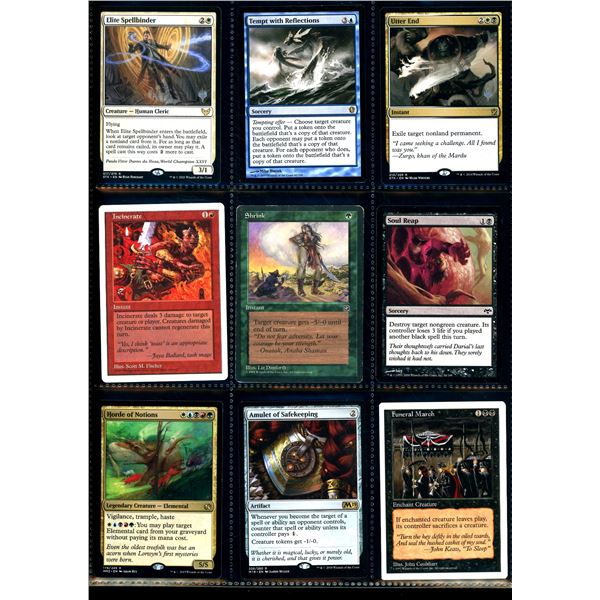 Lot Of 9 Various Magic The Gathering Cards Various Sets & Colors