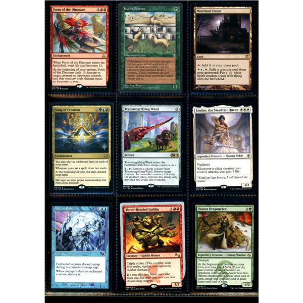 Lot Of 9 Various Magic The Gathering Cards Various Sets & Colors