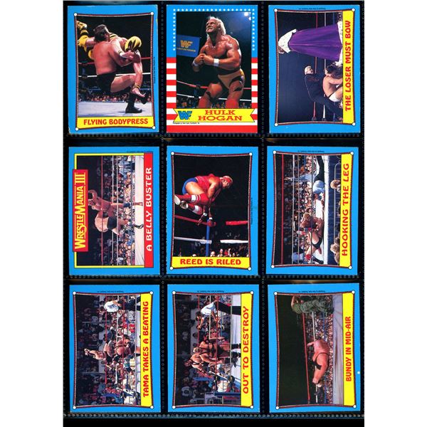 Lot of 9 Various Wrestling Collector Cards