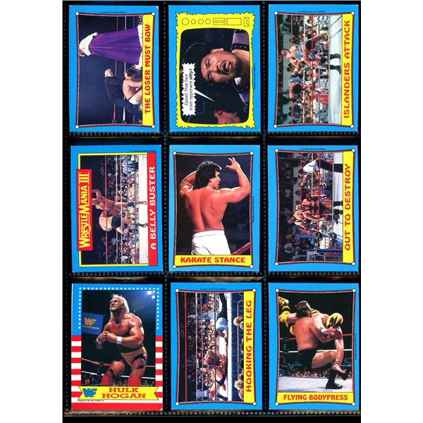Lot of 9 Various Wrestling Collector Cards
