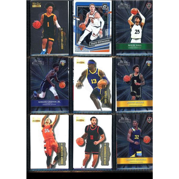 Lot Of 18 Various Basketball Ball Collector Cards