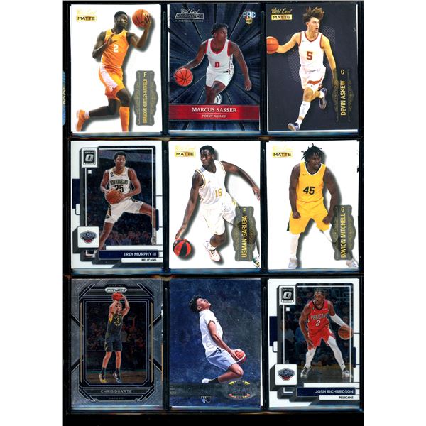 Lot Of 18 Various Basketball Ball Collector Cards
