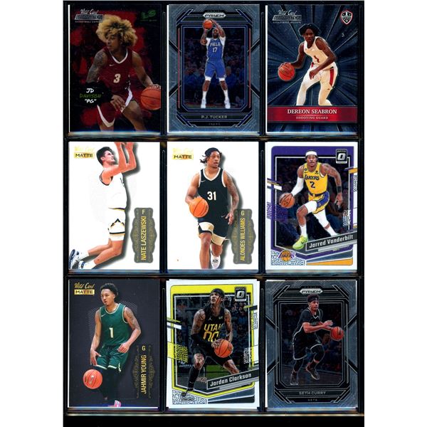 Lot Of 18 Various Basketball Ball Collector Cards