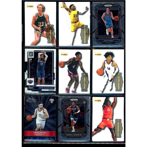 Lot Of 18 Various Basketball Ball Collector Cards