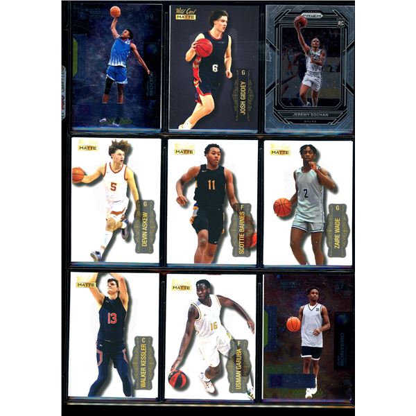 Lot Of 18 Various Basketball Ball Collector Cards