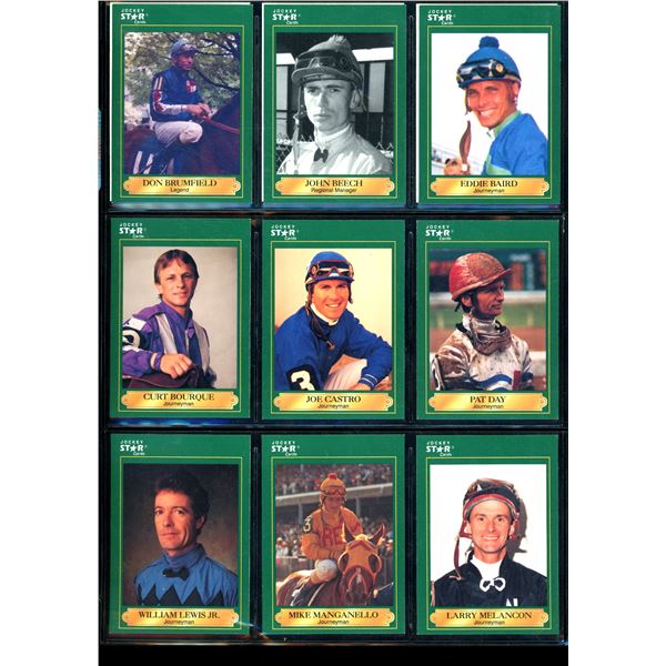 Lot of 12 Various Jockey Star Collector Cards