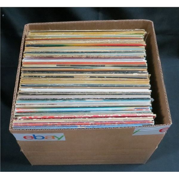 Donated Box Of 50+ Mixed Vintage Records