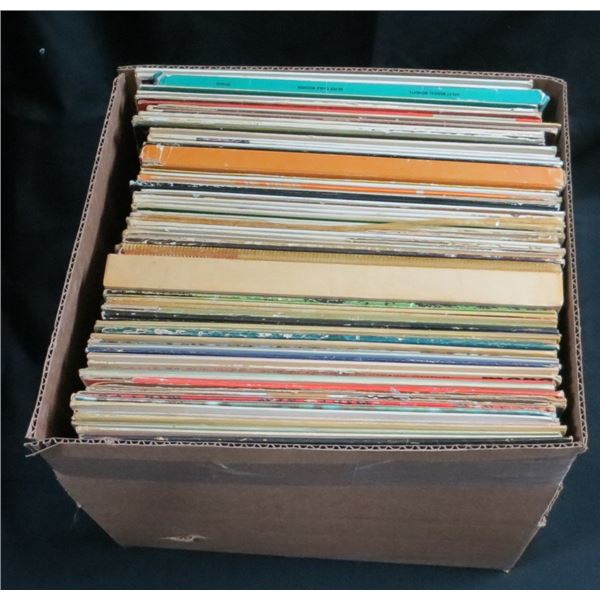 Donated Box Of 50+ Mixed Vintage Records