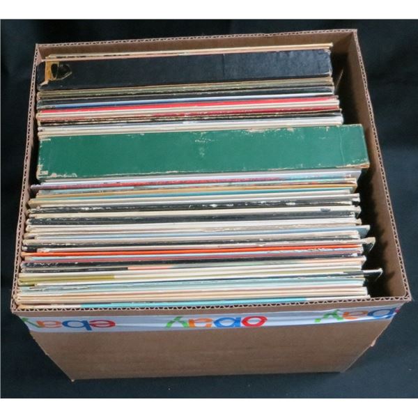 Donated Box Of 50+ Mixed Vintage Records