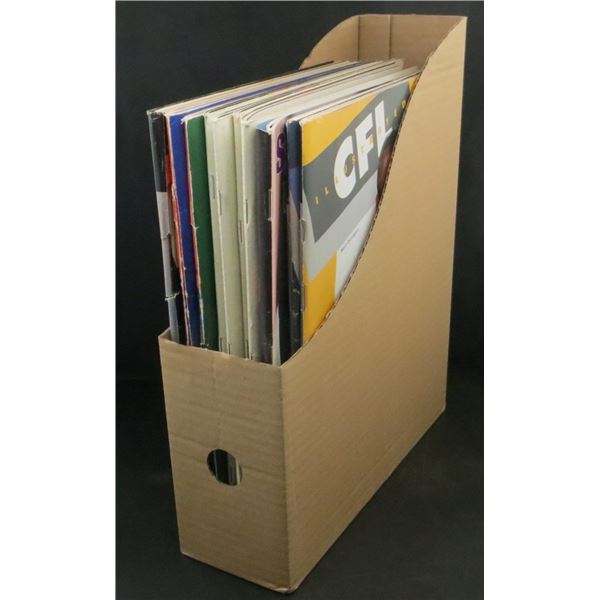 Collection Of 10+ Donated CFL Football & Sports Magazines