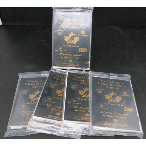 5 Sealed sets Of 1995 World Junior Alumni BV $55