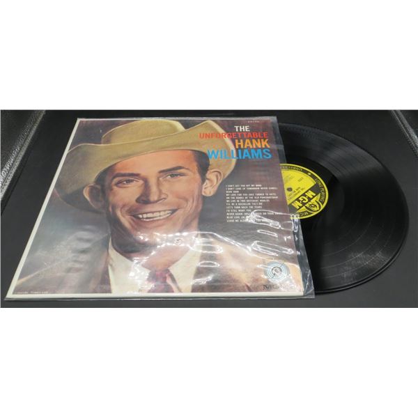 The Unforgettable Hank Williams Vinyl 33 LP Record