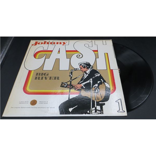 Johnny Cash Big River Vinyl 33 LP Record