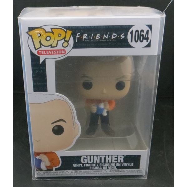 New Funko Pop Friends Gunther #1064 with soft protector BV $30