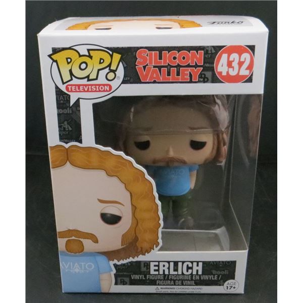 New Funko Pop Silicon Valley Erlich #432 BV $35