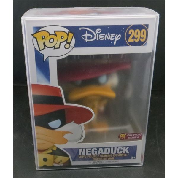 New Funko Pop Disney Negaduck PX Previews Exclusive #299 with soft protector BV $35