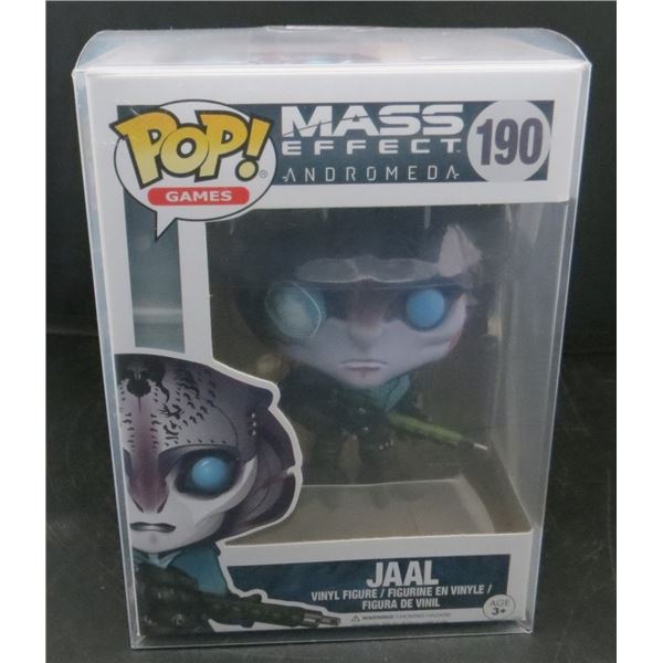 New Funko Pop Andromeda Mass Effect Jaal #190 with soft case BV $25