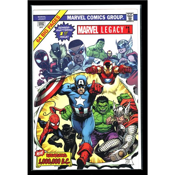 Marvel Legacy #1 New Avengers 1,000,000 B.C. McGuiness Variant Edition