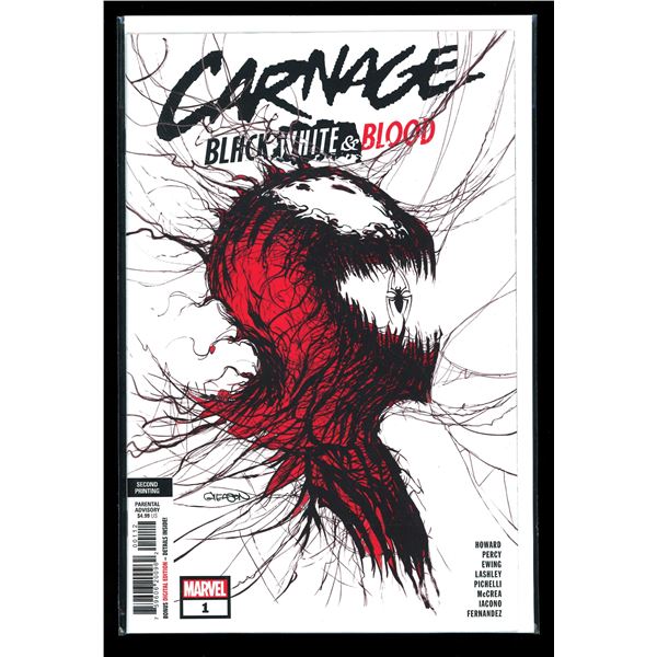 Marvel Carnage Black, White & Blood #1 Variant Edition (new never read)