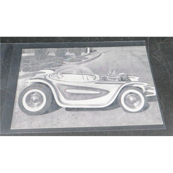 Vintage Car Craft Magazine 3.5" x4.5" Beatnik Bandit Collector Card