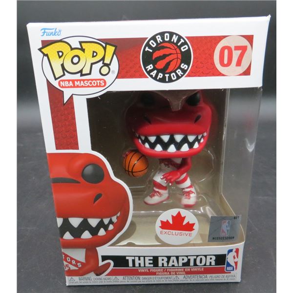 New Funko Pop Toronto Raptors Mascot Canadian Exclusive #07 BV $30