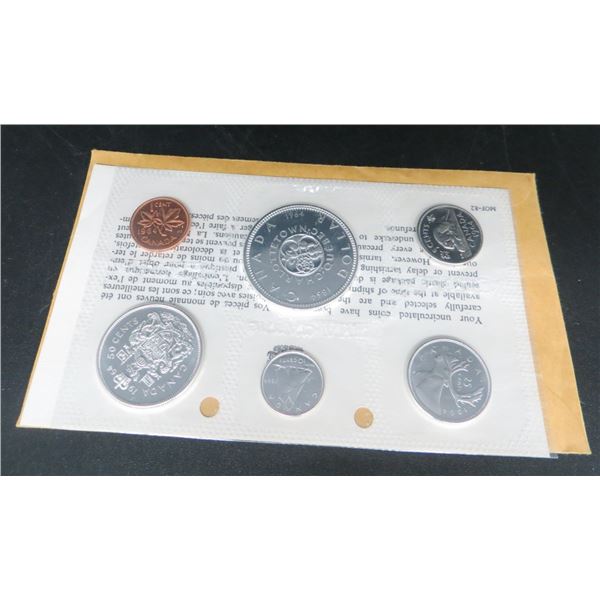 RCM 1964 Canadian Uncirculated Silver 6 Coin Set