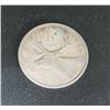 Image 1 : 1950 Canadian Silver 25 Cent Coin