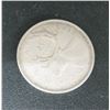 Image 1 : 1953 Canadian Silver 25 Cent Coin