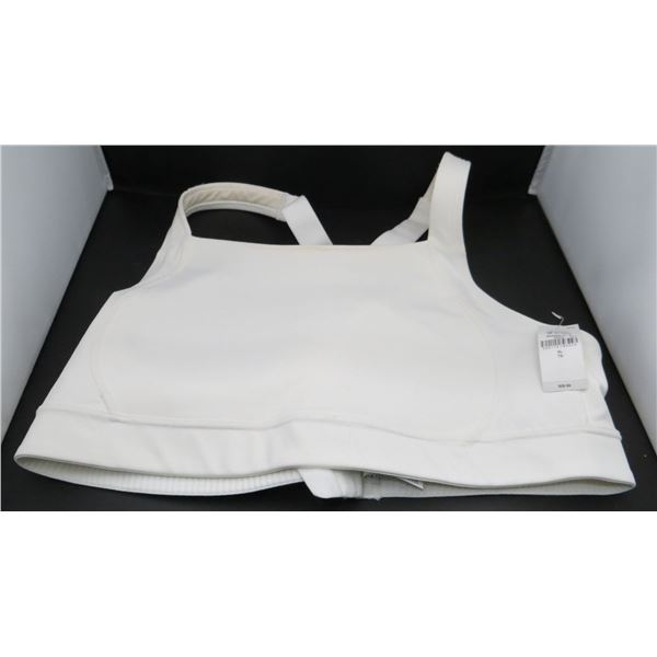 New Old Navy Power Soft White Sports Bra Size XL Retails $39.99