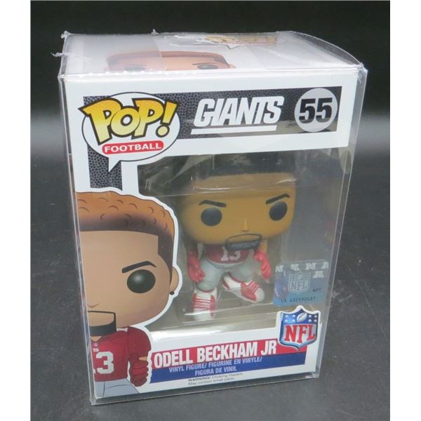 New Funko Pop Football Odell Beckham JR #55 with soft protector BV $35