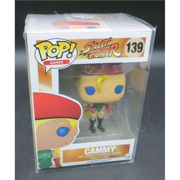 New Funko Pop Street Fighter Cammy #139 with soft protector BV $25