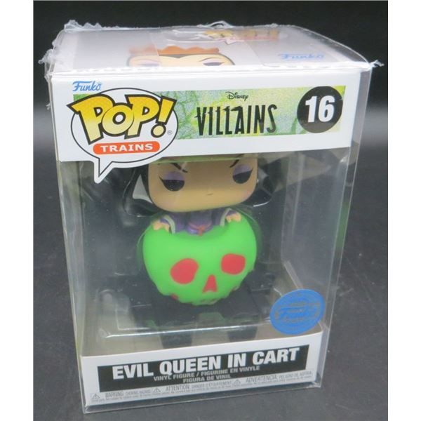 New Funko Pop Disney Villains Evil Queen in Cart #16 with soft protector BV $35
