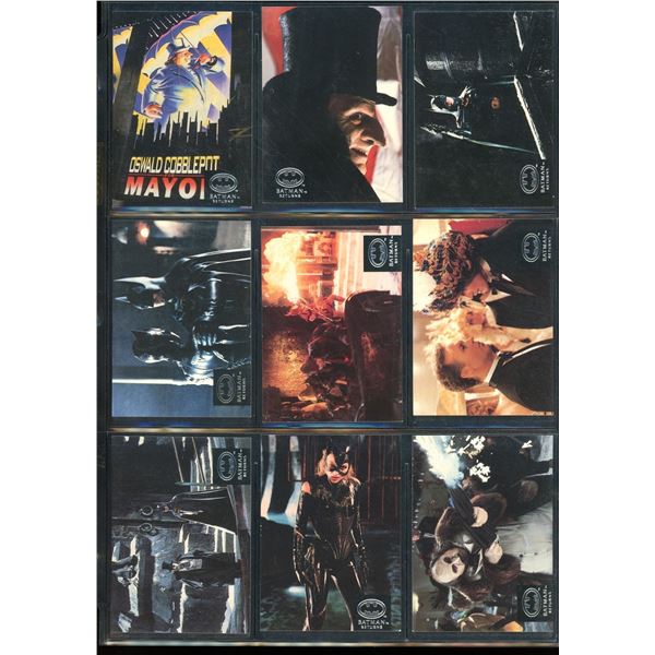 Lot Of 9 Various Batman Collector Cards