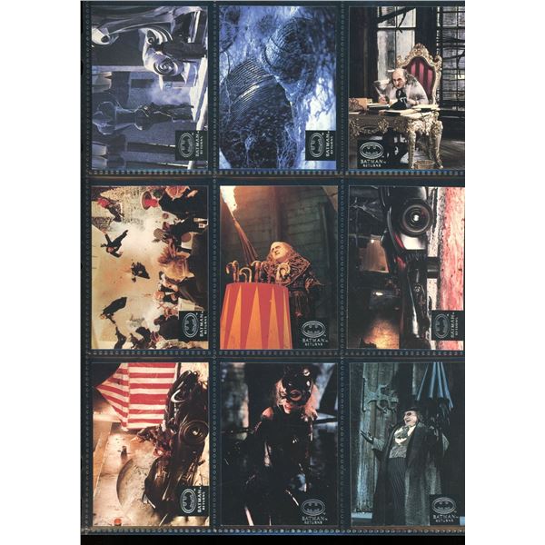 Lot Of 9 Various Batman Collector Cards