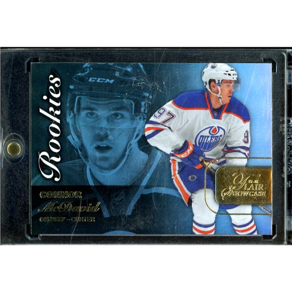 2015-16 Fleer Showcase Flair #36 Connor McDavid Rookie Card BV $200