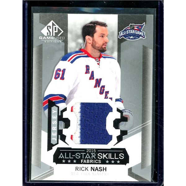 2015-16 SP Game Used All-Star Skills Fabrics #AS28 Rick Nash