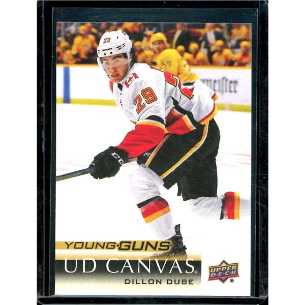 2018-19 Upper Deck Canvas #C214 Dillon Dube YG BV $30