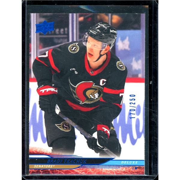 2024-25 Upper Deck Deluxe #368 Brady Tkachuk 170/250