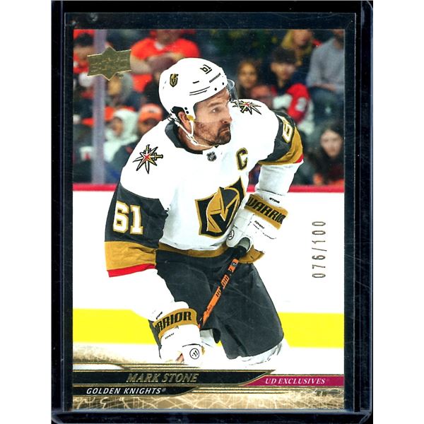 2023-24 Upper Deck Exclusives #431 Mark Stone 76/100