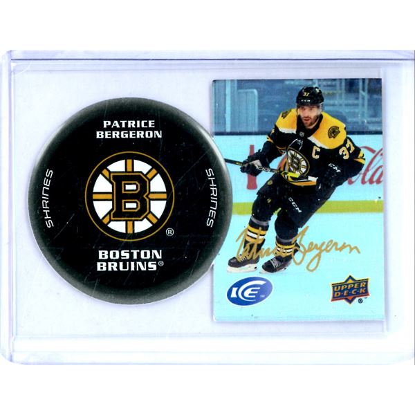 2021-22 Upper Deck Ice Shrines #SH15 Patrice Bergeron