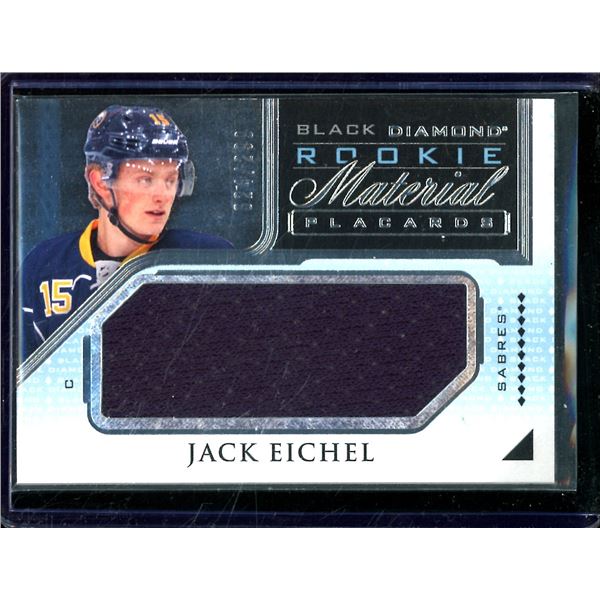 2015-16 Black Diamond Rookie Jersey Placards #RMPJE Jack Eichel 24/299 BV $50