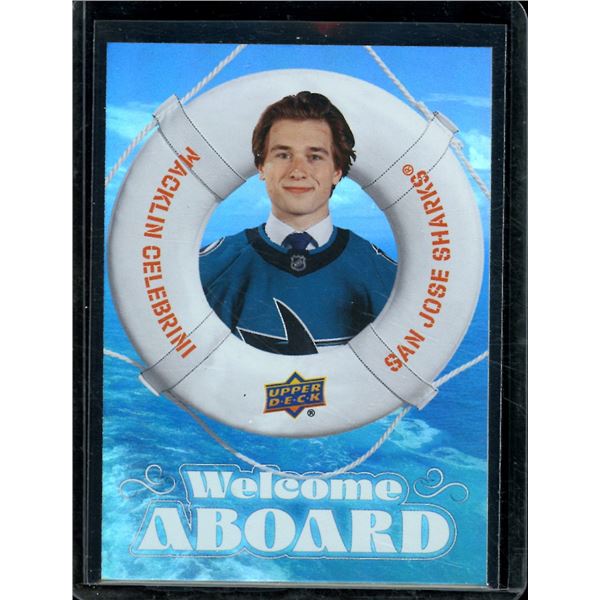 2024-25 Upper Deck Welcome Aboard #WA8 Macklin Celebrini