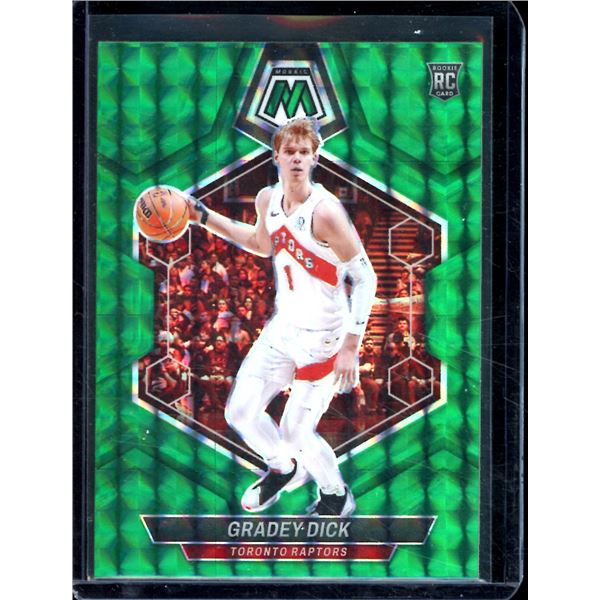 2023-24 Panini Mosaic Mosaic Green #239 Gradey Dick