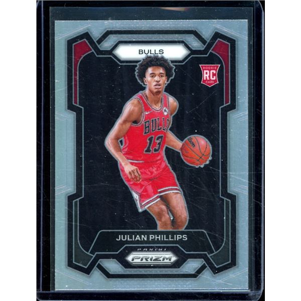 2023-24 Panini Prizm Prizms Silver #125 Julian Phillips RC