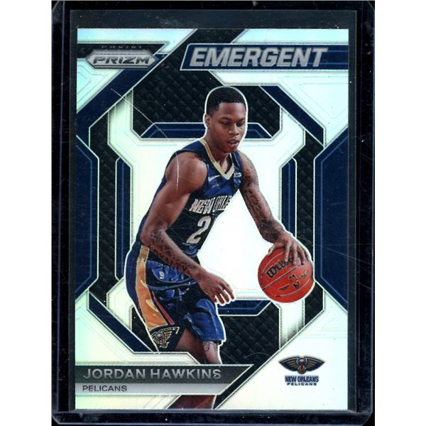 2023-24 Panini Prizm Emergent Prizms Silver #19 Jordan Hawkins
