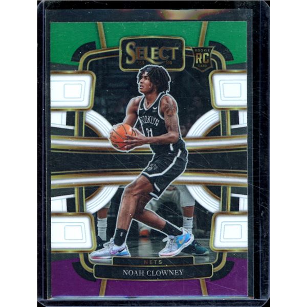 2023-24 Select Prizms Green White Purple #73 Noah Clowney